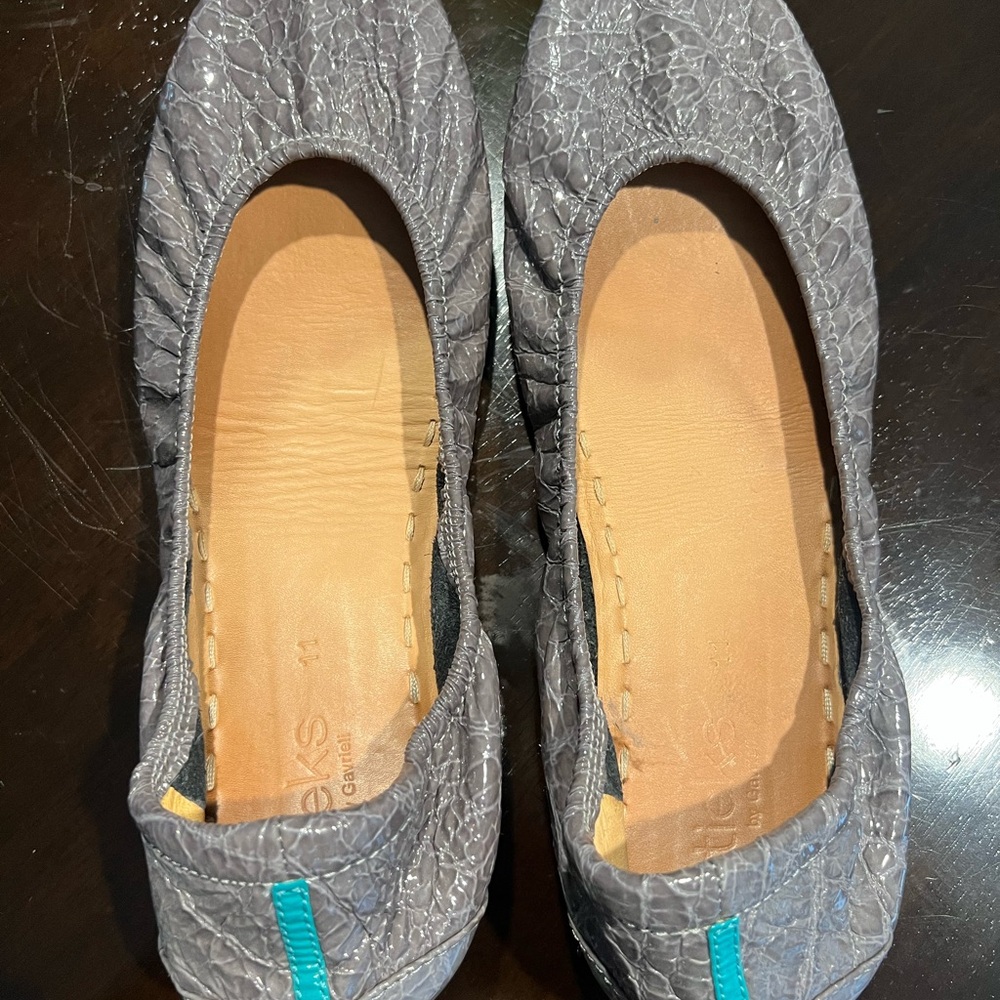 Tieks Slate Gray Flats